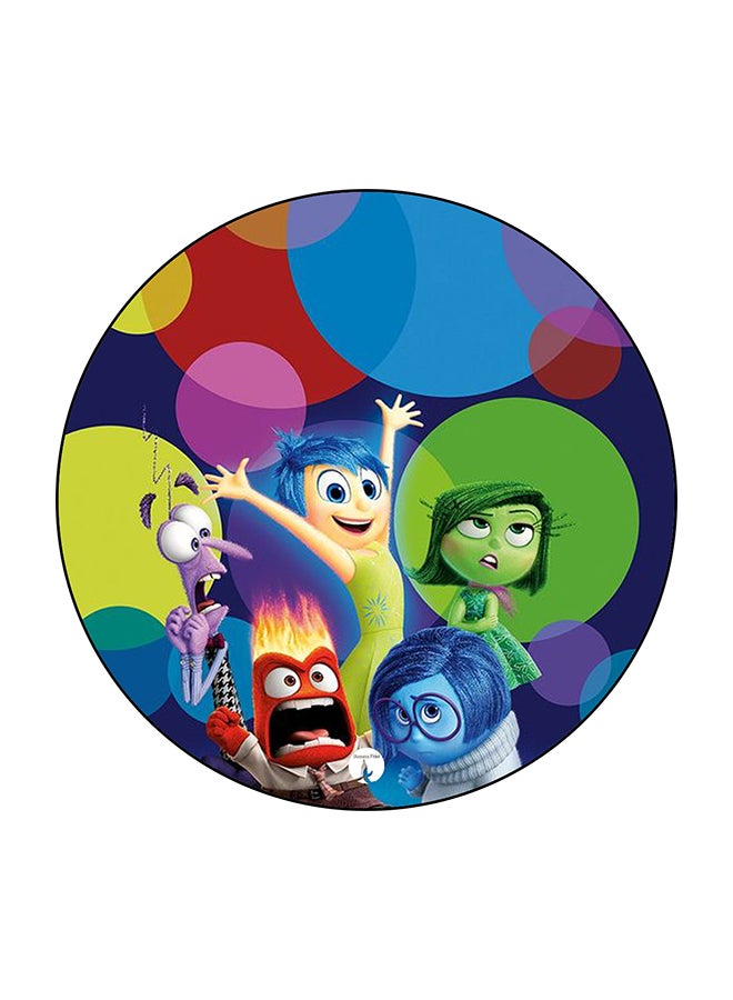 بي بي مغناطيس ثلاجة مُزين بطبعة بتصميم كرتوني متعدد الألوان 5.5 x 5.5سم