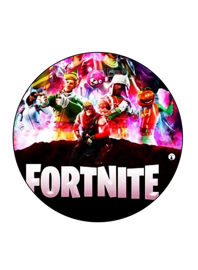 مغناطيس للثلاجة بطبعة كلمة "Fortnite" متعدد الألوان 5.5 x 5.5سم