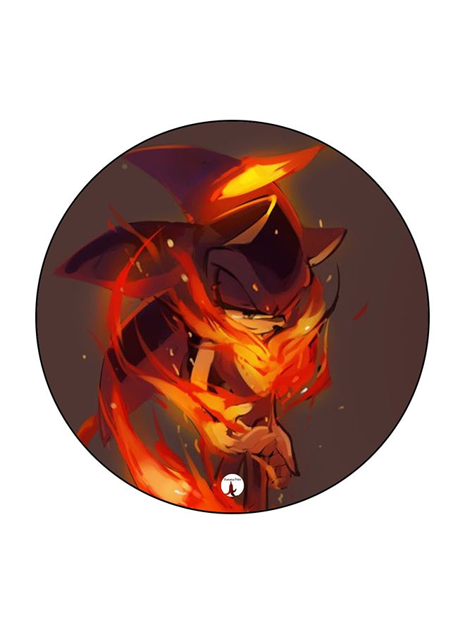 مغناطيس للتعليق على الثلاجة بطبعة رسوم متحركة متعدد الألوان 5.5 x 5.5سم