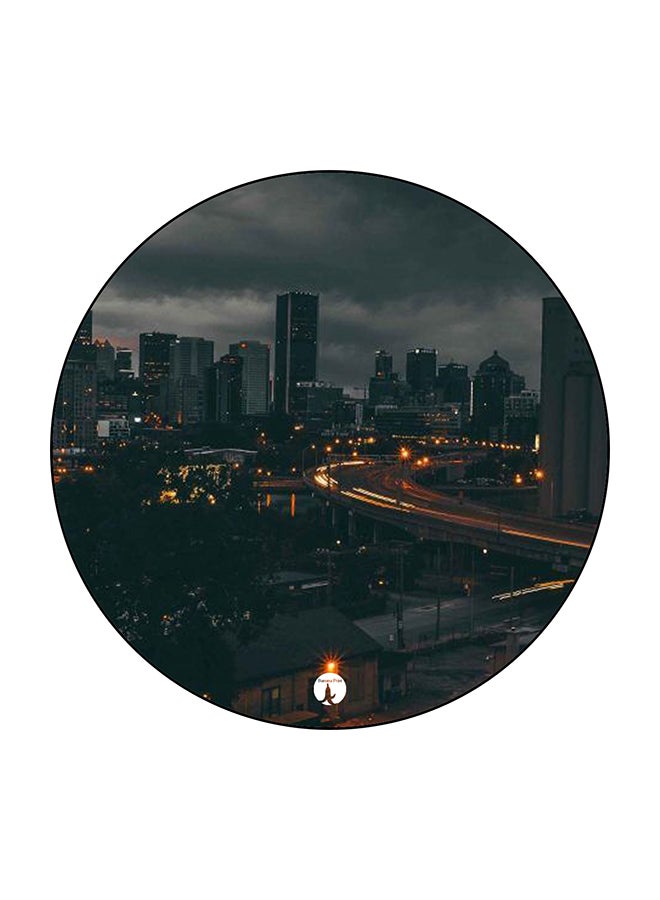 City Printed Fridge Magnet Multicolour 5.5 x 5.5cm