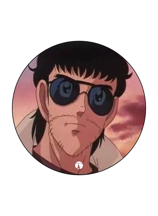 مغناطيس ثلاجة بطبعة صبي متعدد الألوان 5.5 x 5.5سم