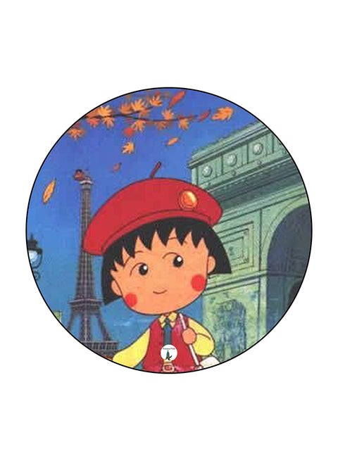 Animation Printed Fridge Magnet Multicolour 5.5 x 5.5cm