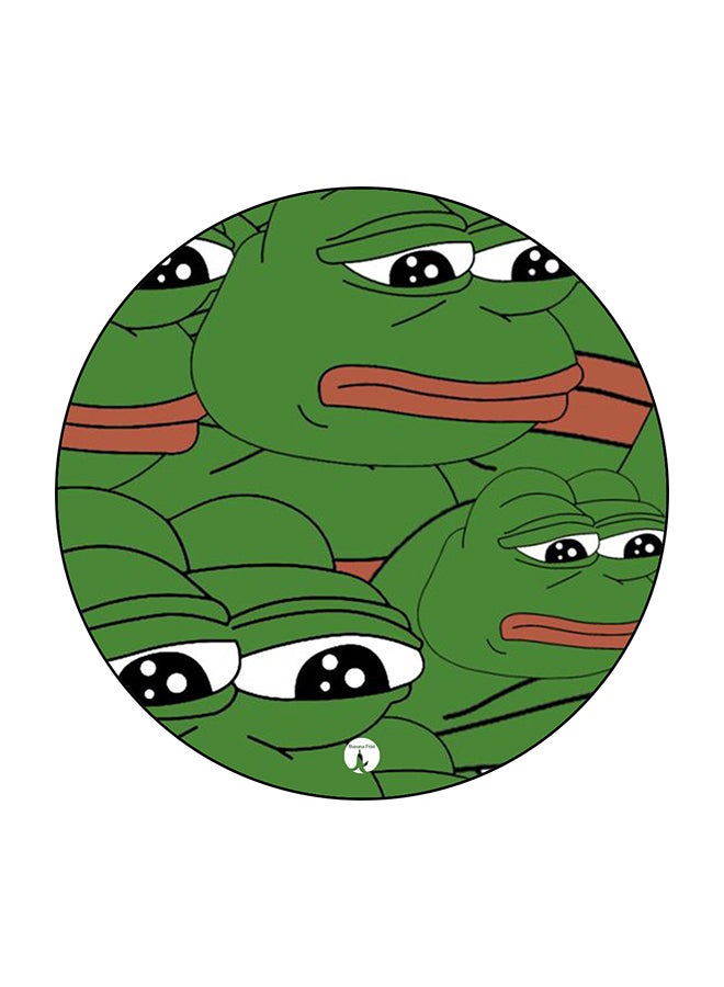 مغناطيس ثلاجة مُزين بطبعة بتصميم كرتوني متعدد الألوان 5.5 x 5.5سم