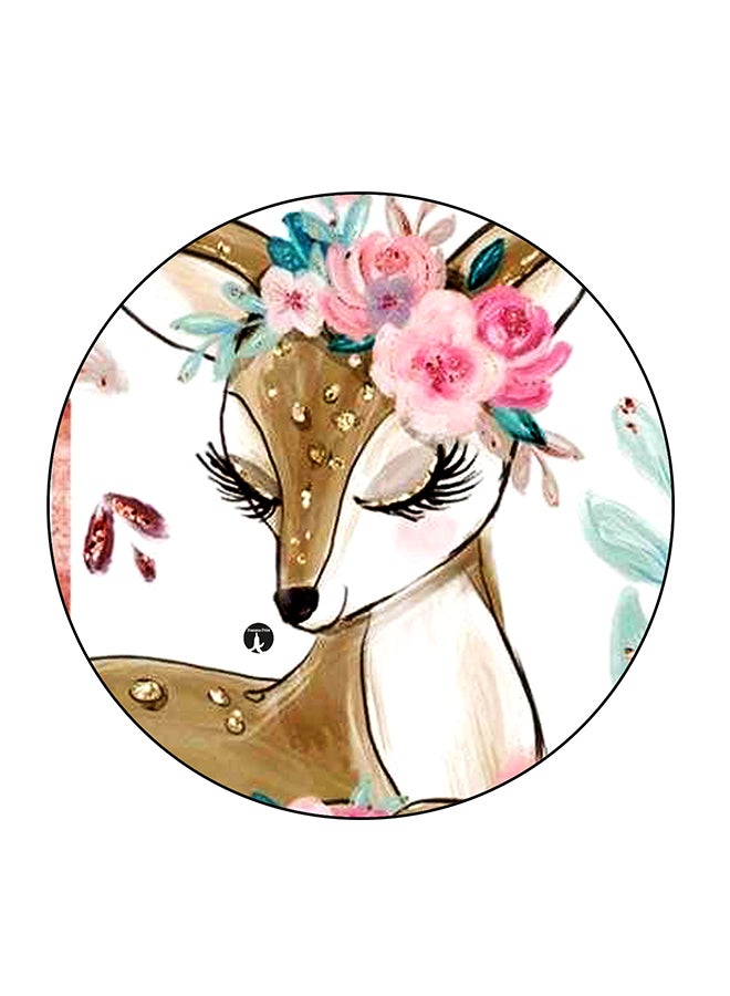 BP Flower Printed Fridge Magnet Multicolour 5.5 x 5.5cm