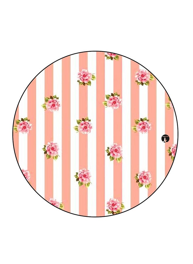 Flower Printed Fridge Magnet Multicolour 5.5 x 5.5cm