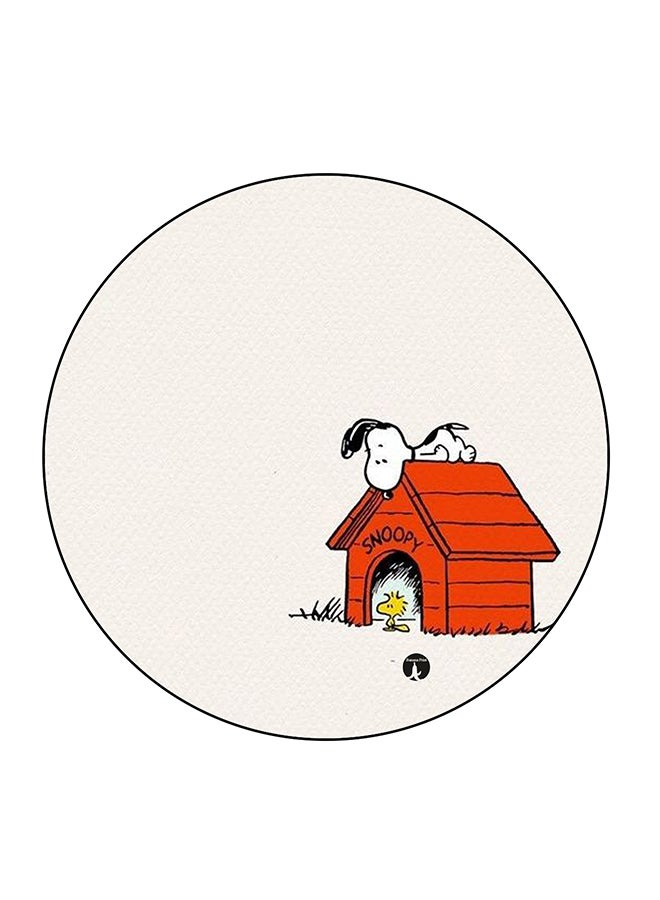 Vintage Art Printed Fridge Magnet Multicolour 5.5 x 5.5cm