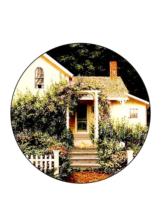 House Printed Fridge Magnet Multicolour 5.5 x 5.5cm