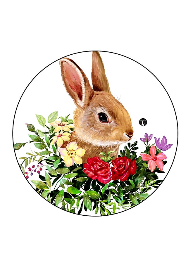 بي بي قطعة مغناطيسية للثلاجة بطبعة قبعة متعدد الألوان 5.5 x 5.5سم