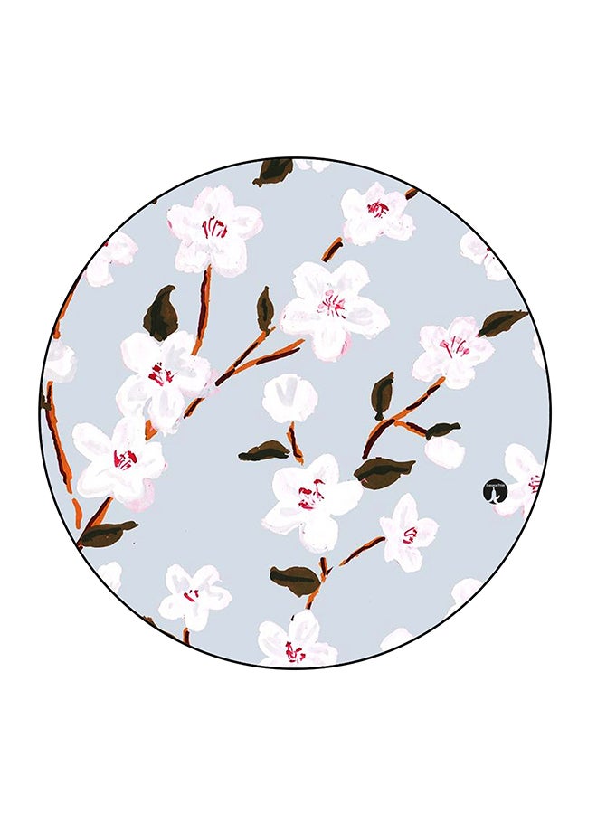 Flower Printed Fridge Magnet Multicolour 5.5 x 5.5cm