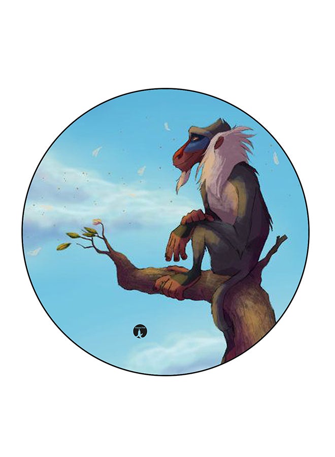 Cartoon Printed Fridge Magnet Multicolour 5.5 x 5.5cm