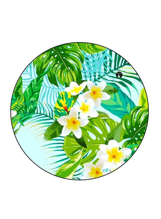 مغناطيس ثلاجة مُزين بطبعة زهور متعدد الألوان 5.5 x 5.5سم