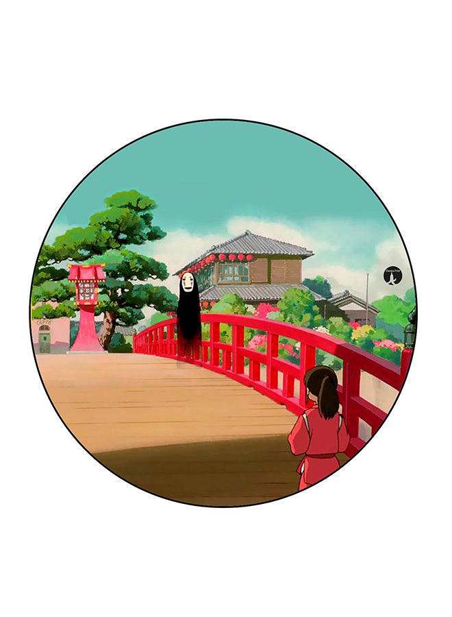 Animation Printed Fridge Magnet Multicolour 5.5 x 5.5cm