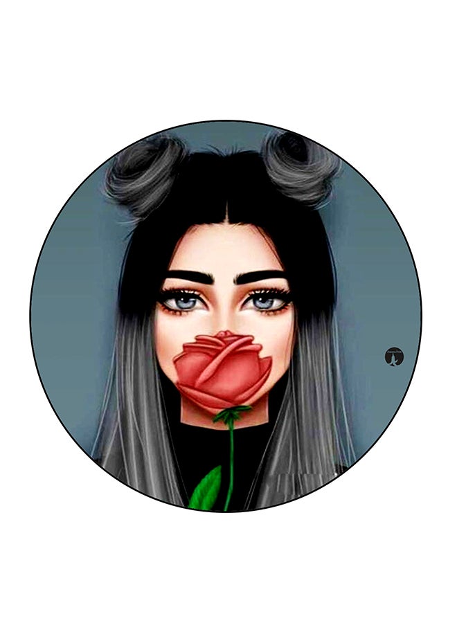 BP Girl Printed Fridge Magnet Multicolour 5.5 x 5.5cm