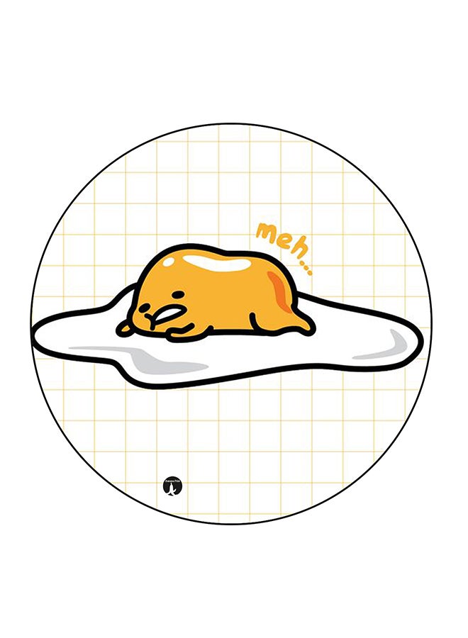 بي بي مغناطيس للثلاجة بطبعة بيضة متعدد الألوان 5.5 x 5.5سم