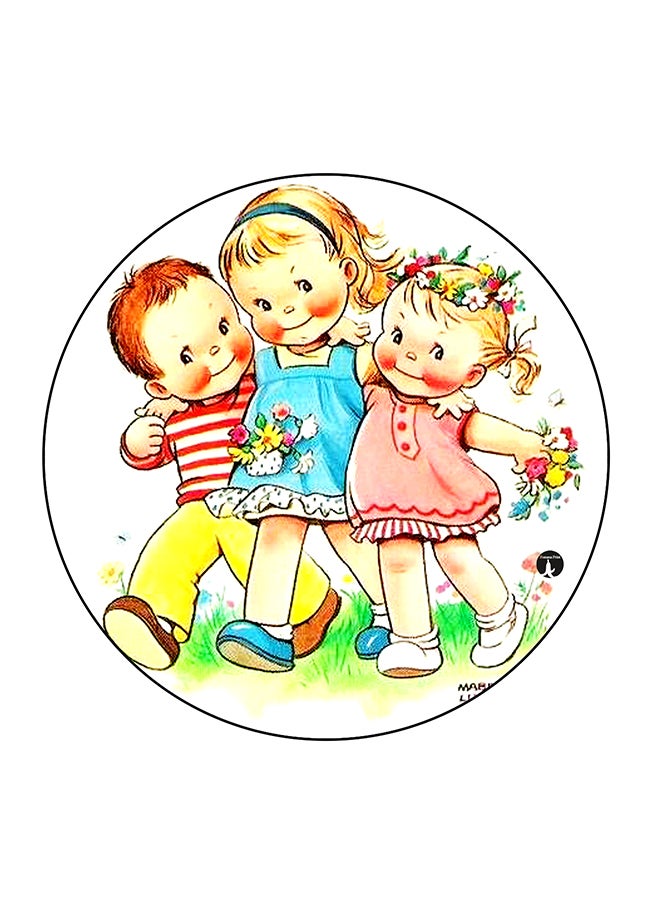 BP Animation Printed Fridge Magnet Multicolour 5.5 x 5.5cm