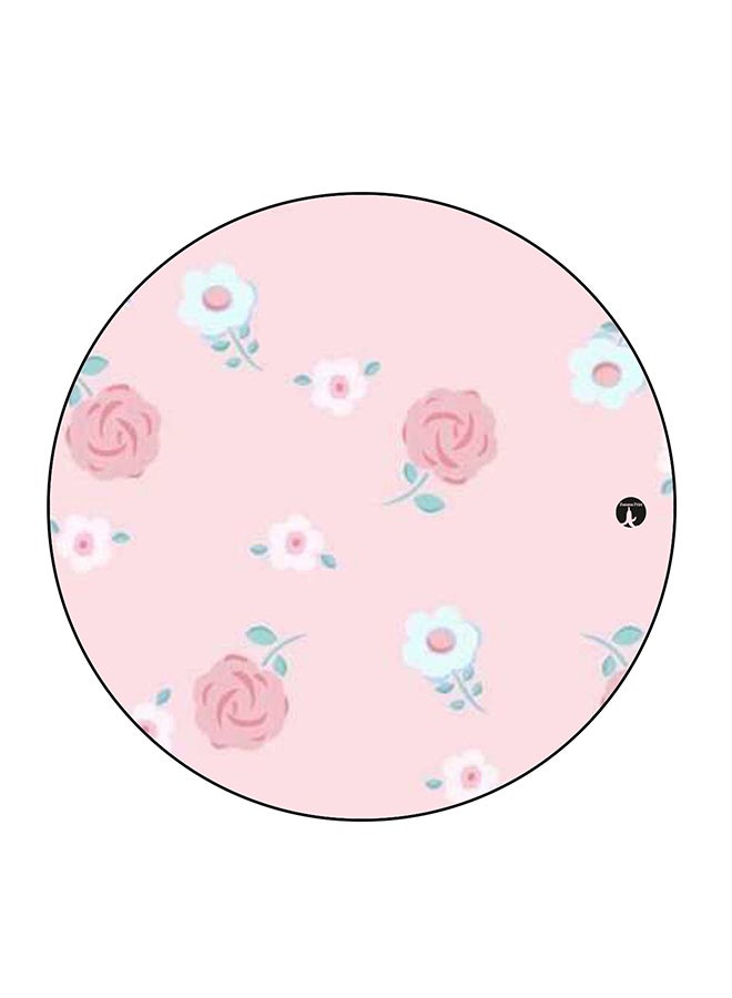 مغناطيس ثلاجة مُزين بطبعة زهور متعدد الألوان 5.5 x 5.5سم