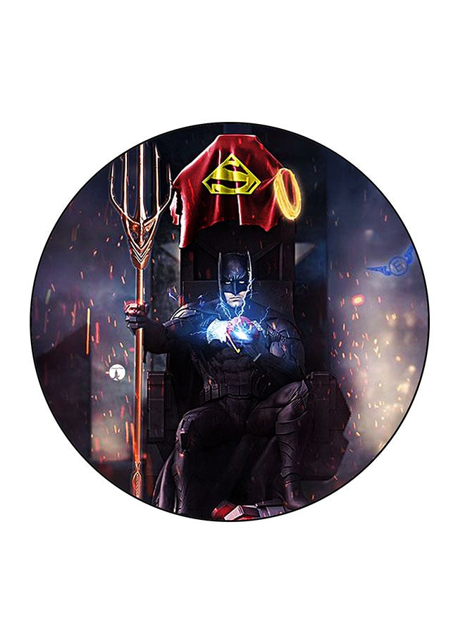 Super Man Printed Fridge Magnet Multicolour 5.5 x 5.5cm