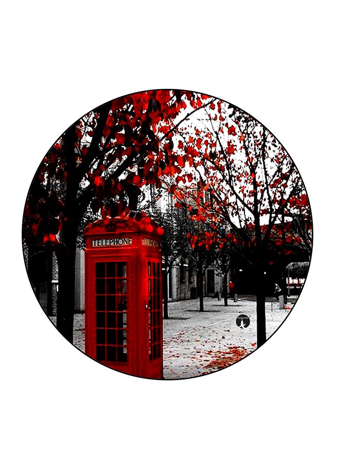 Flower Printed Fridge Magnet Multicolour 5.5 x 5.5cm