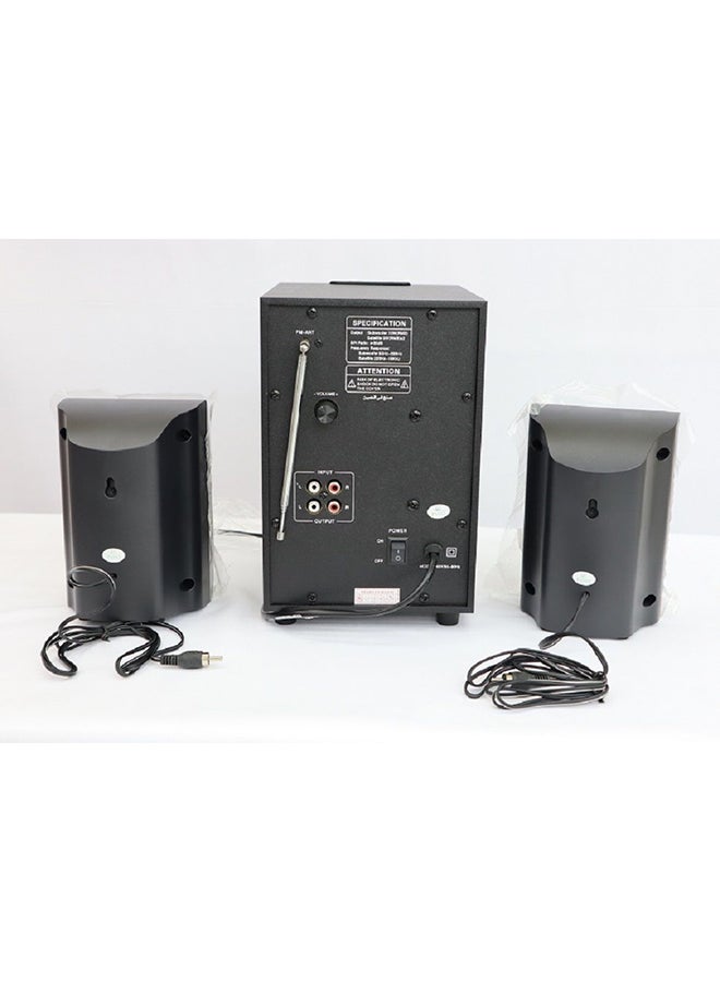 Tokyosat - 2.1-Channel Multimedia Speaker System TS-112 Black - Image 1