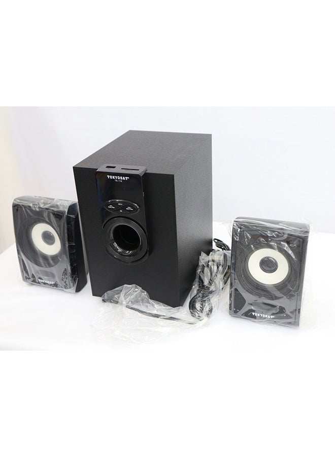 Tokyosat - 2.1-Channel Multimedia Speaker System TS-112 Black - Image 1
