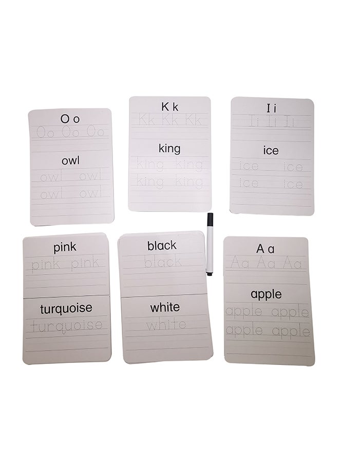 Alphabet Capital Letters,Small Letters & Colours  Learning Flash Cards 18 x 12.5cm - Image 3