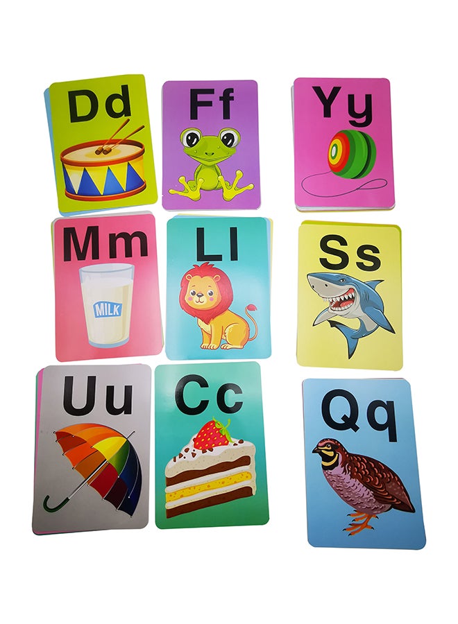 Alphabet Capital Letters,Small Letters & Colours  Learning Flash Cards 18 x 12.5cm - Image 4