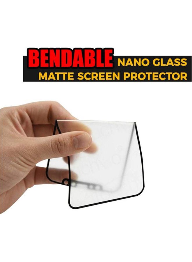 Remson Pack Of 4 Nano Matte Screen And Camera Lens Protector For Apple iPhone 12 mini Clear/Black - Image 3