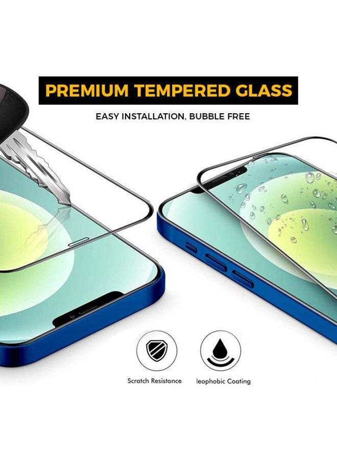 Remson Pack Of 4 Nano Ceramic Screen And Camera Lens Protector For Apple iPhone 12 Clear/Black - Image 4