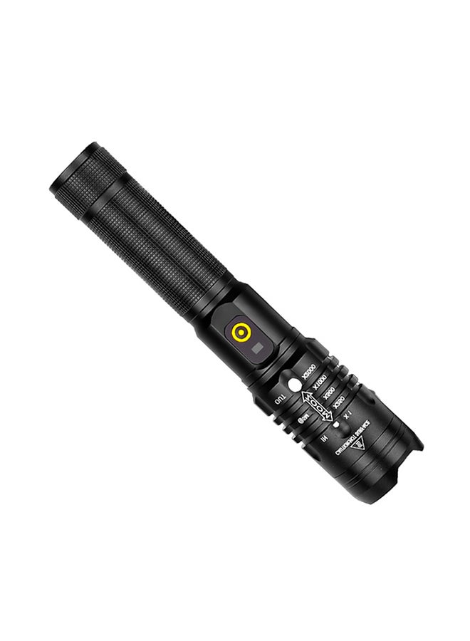 Beauenty USB Charging Input And Output Bright Flashlight Black 17*3.5*2.5cm  - Image 1