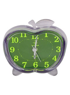 Dojana Apple Shape Analog Alarm Clock Blue/Green  - Image 1