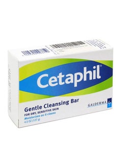 Cetaphil Gentle Antibacterial Cleansing Bar For Combination To Oily Skin Sensitive Skin A Mild Non-Soap Cleansing Bar Specially Formulated To Provide Both Gentle Skin Cleansing And Antibacterial Benefits, For Face And Body 127grams  - Image 3
