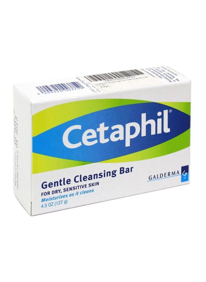 Cetaphil - Gentle Antibacterial Cleansing Bar For Combination To Oily Skin Sensitive Skin A Mild Non-Soap Cleansing Bar Specially Formulated To Provide Both Gentle Skin Cleansing And Antibacterial Benefits, For Face And Body 127grams - Image 1