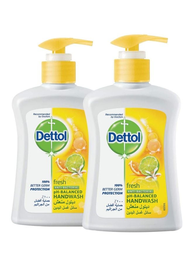 Dettol Pack Of 2 Anti-Bacterial Handwash 2x200ml - Image 1