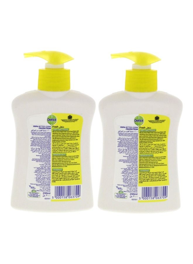 Dettol Pack Of 2 Anti-Bacterial Handwash 2x200ml - Image 2