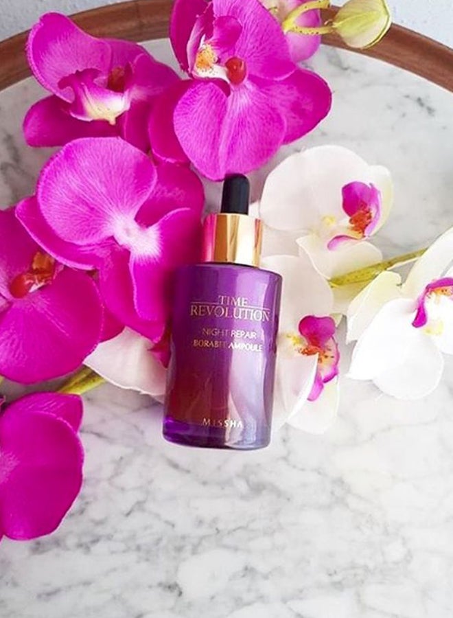 Missha Time Revolution Night Repair Borabit Ampoule Cream Clear 50ml  - Image 4