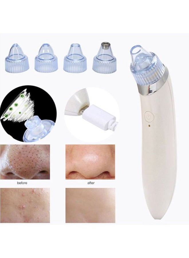 Generic TF Electric Facial Pore Vacuum Blackhead Remover White/Silver  - Image 2