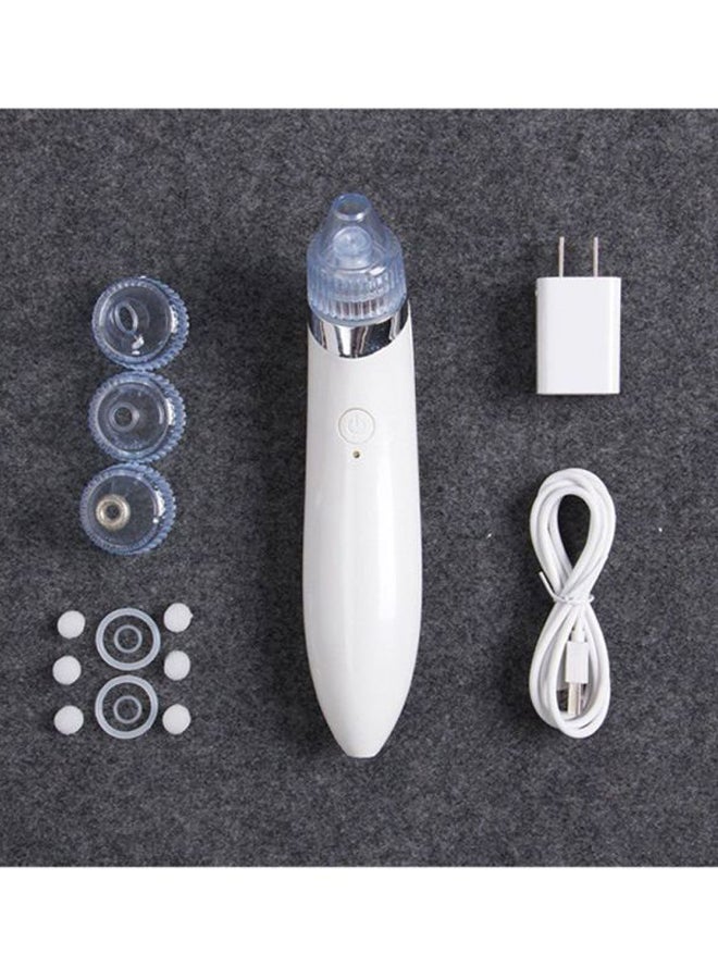 Generic TF Electric Facial Pore Vacuum Blackhead Remover White/Silver  - Image 3