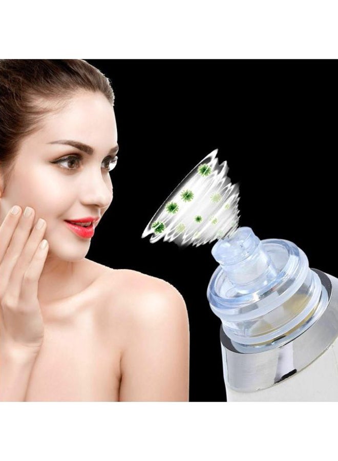 Generic TF Electric Facial Pore Vacuum Blackhead Remover White/Silver  - Image 4