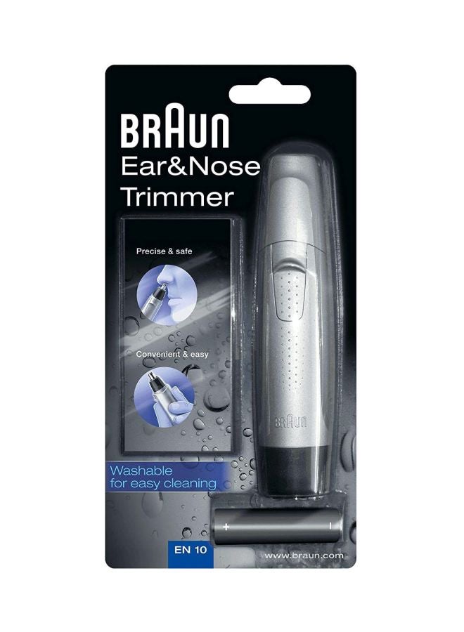 براون ماكينة تشذيب شعر الأنف والأذن أسود/ فضي 2.6x2.6x12.6سم - Image 3