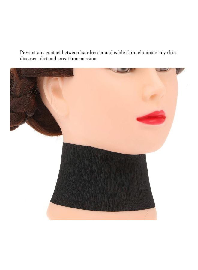 ANSELF 5-Piece Hair Cutting Neck Roll Paper Set Black - Image 3