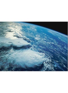 Earth From Space Wallpaper White/Blue/Black 3 x 3meter