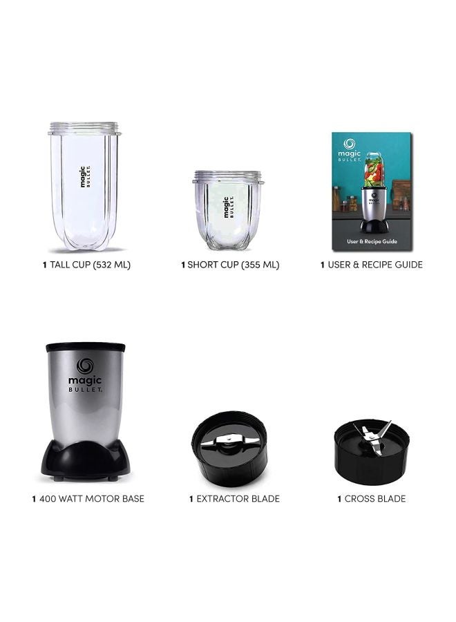 Magic Bullet Personal Size Blender 400 W MB40612 Silver/Black  - Image 3