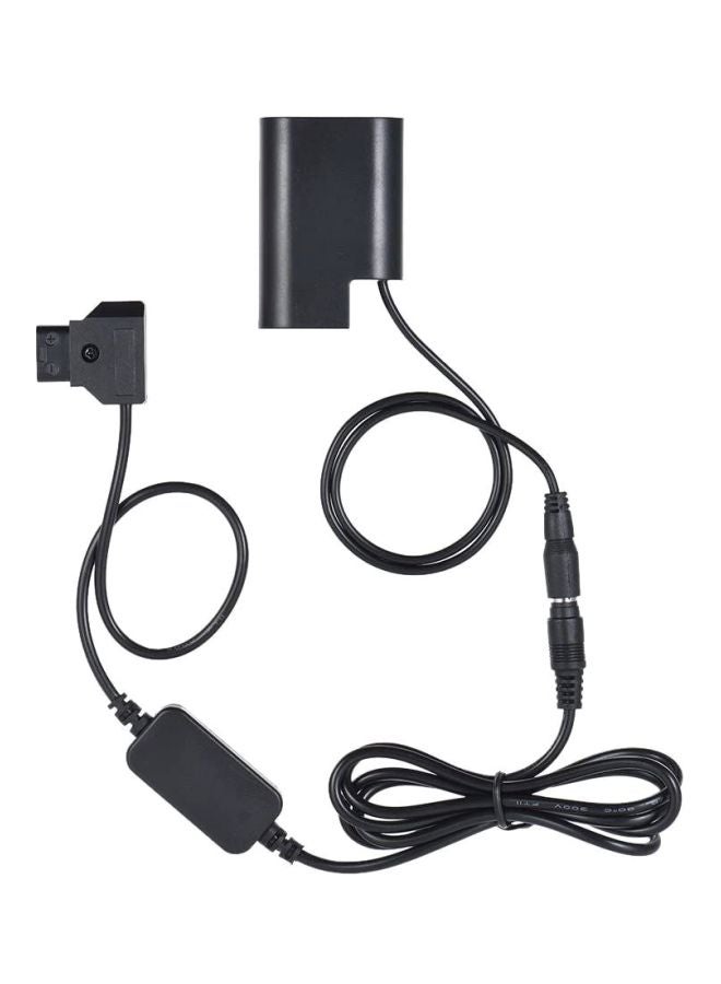 ANDOER - Coupler Cable Dummy Battery Adapter For Panasonic DMC-GH5/GH4/GH3 Black - Image 1