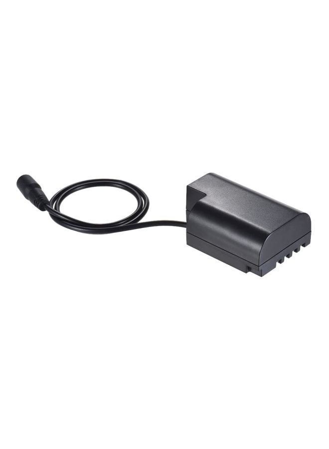ANDOER - Coupler Cable Dummy Battery Adapter For Panasonic DMC-GH5/GH4/GH3 Black - Image 1