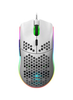 HXSJ Wired Gaming Mouse With Six Adjustable DPI White  - Image 1