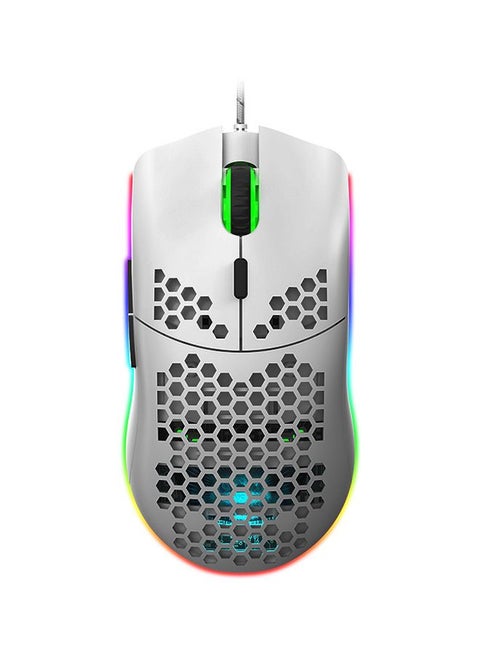 Wired Gaming Mouse With Six Adjustable DPI White