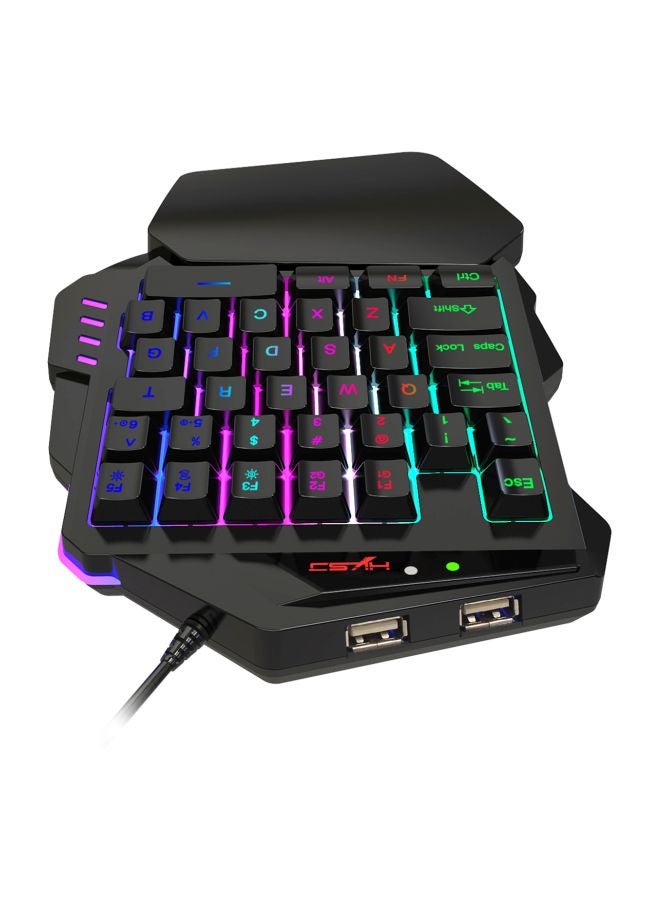 One-Handed Wired Keyboard