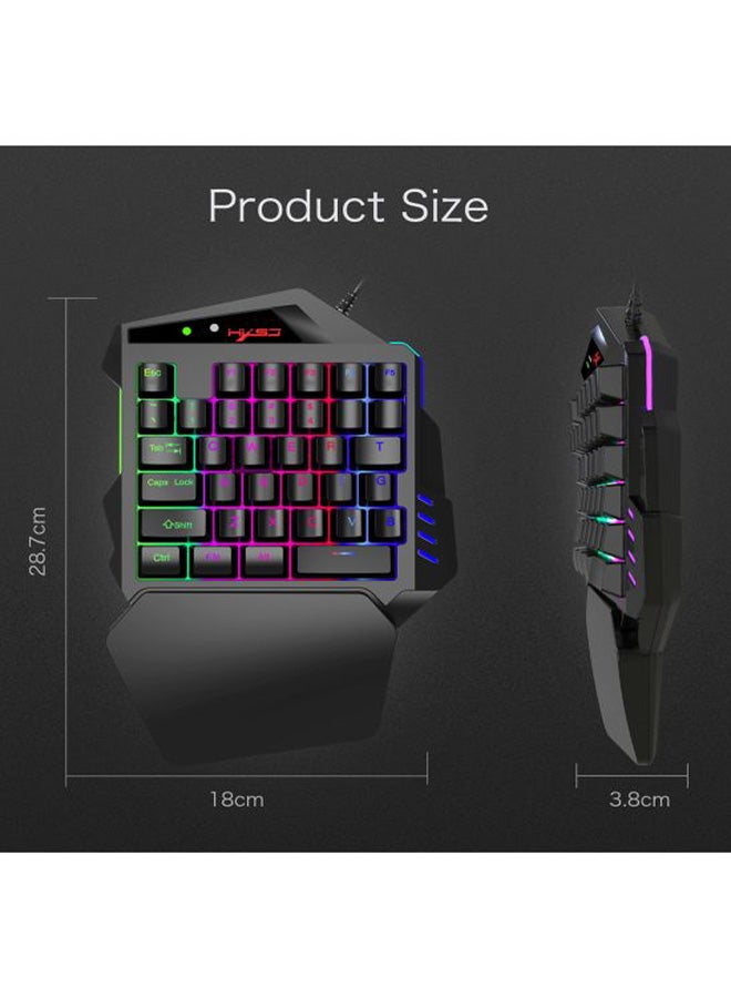 One-Handed Wired Keyboard