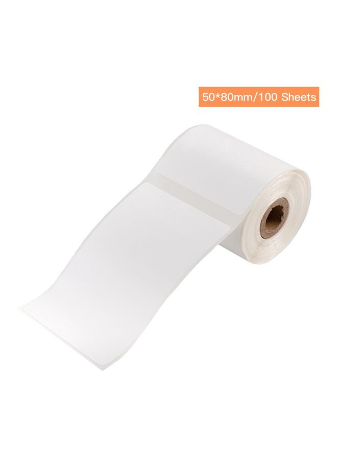 Aibecy Self-Adhesive Thermal Printer Paper Roll 5x.8cm White - Image 3