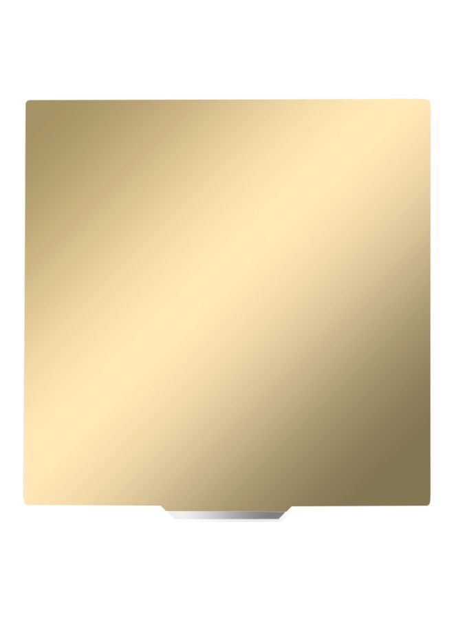 أيبيسي لوح من فولاذ النوابض مغطى بمادة البولي إيثرميد pei للطابعة ثلاثية الأبعاد أصفر - Image 1